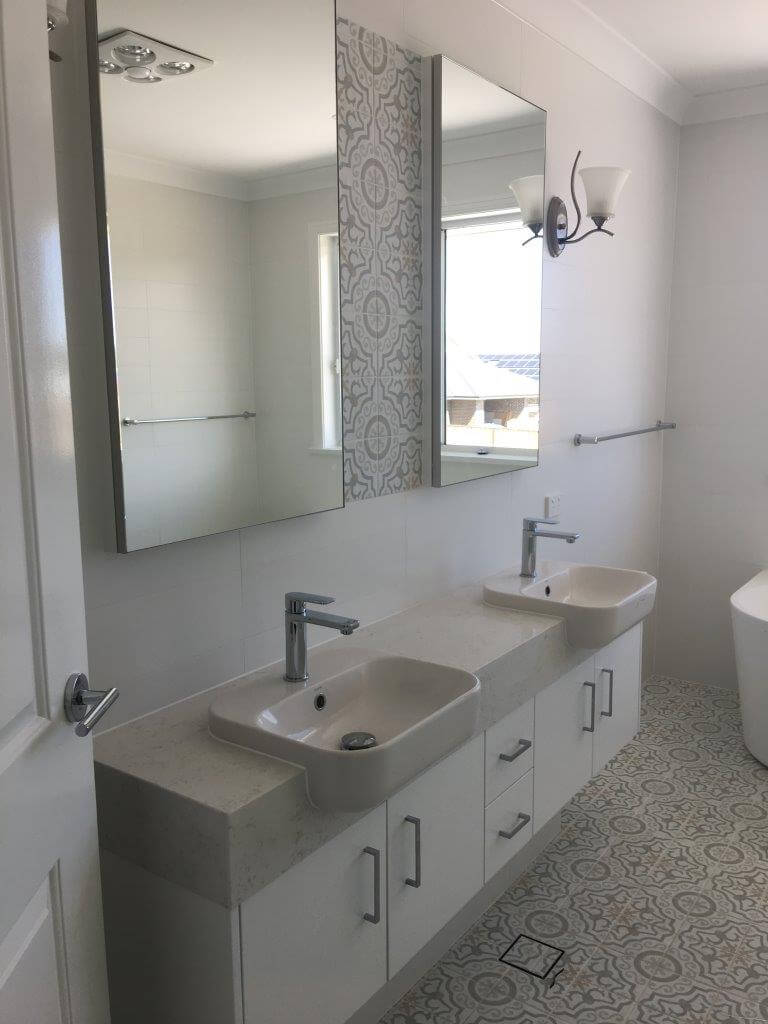 Bathroom stone vanity